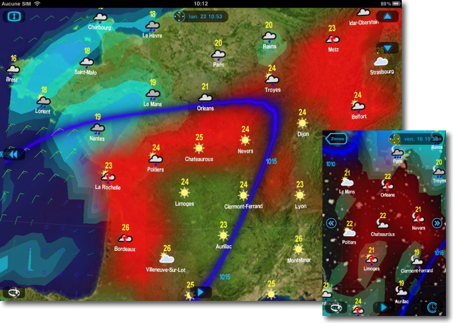 Haga click para ampliar ... weather4d cape