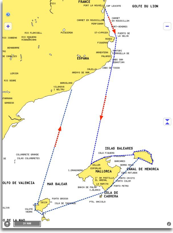 Croisière estivale aux Baléares