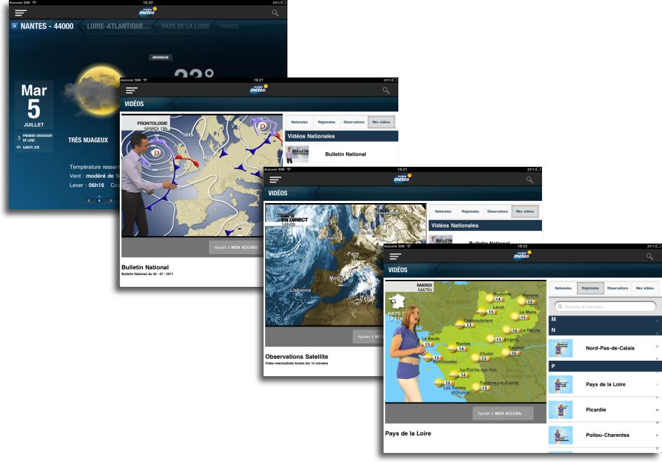 la chaine météo ipad